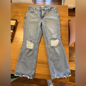 Good American Petite straight leg jeans. Size 10.